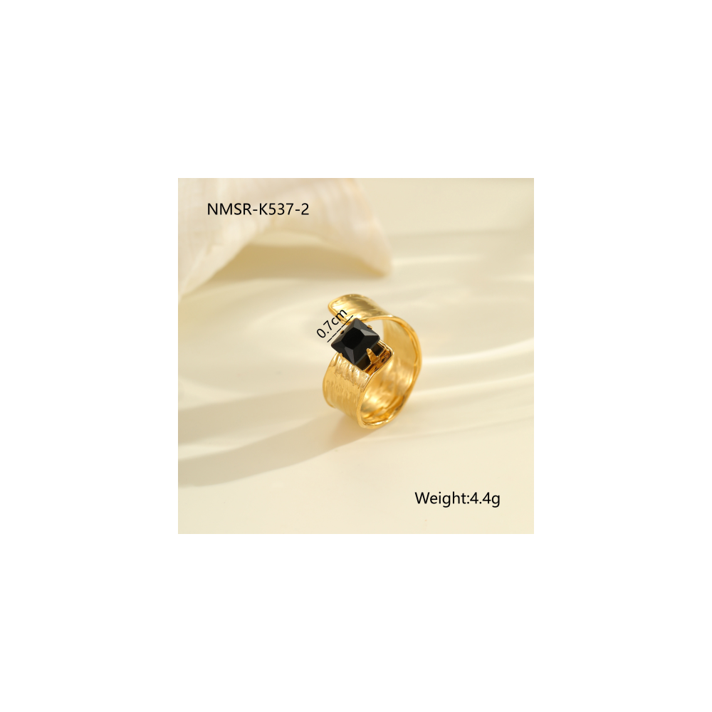 Bague Or 18K Inox #40