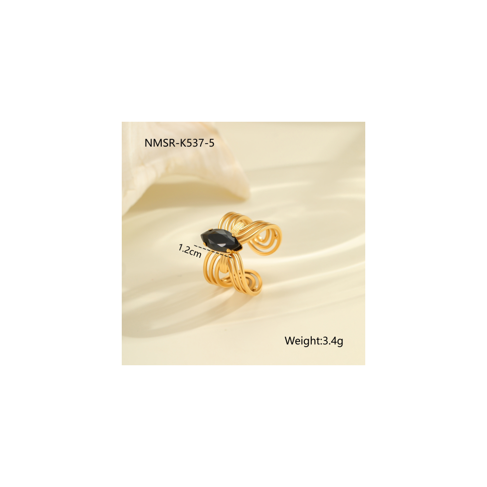 Bague Or 18K Inox #42