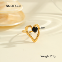 Bague Or 18K Inox #43