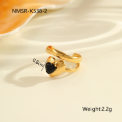 Bague Or 18K Inox #44