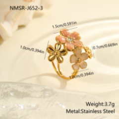 Bague Or 18K Inox #45