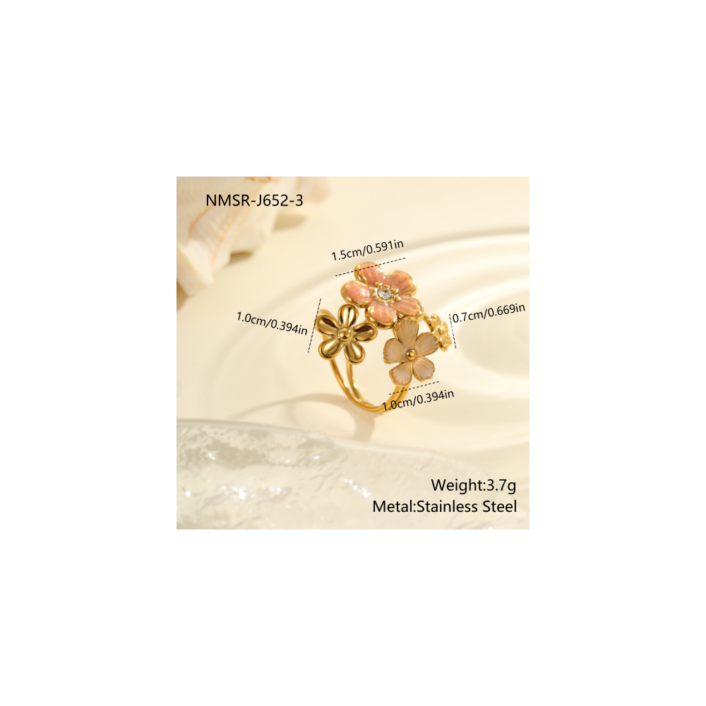 Bague Or 18K Inox #45