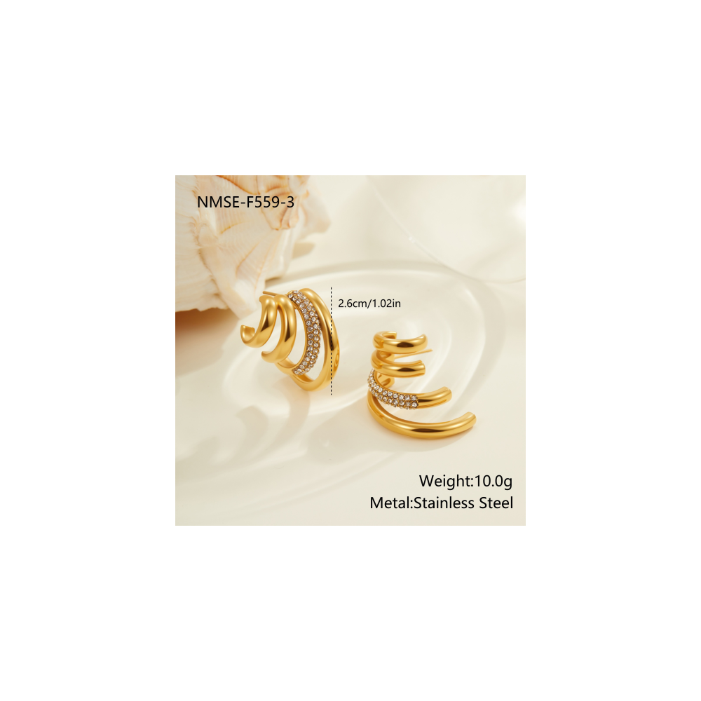 Boucle Or 18K Inox #17