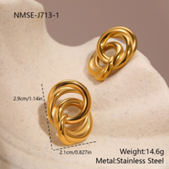 Boucle Or 18K Inox #18