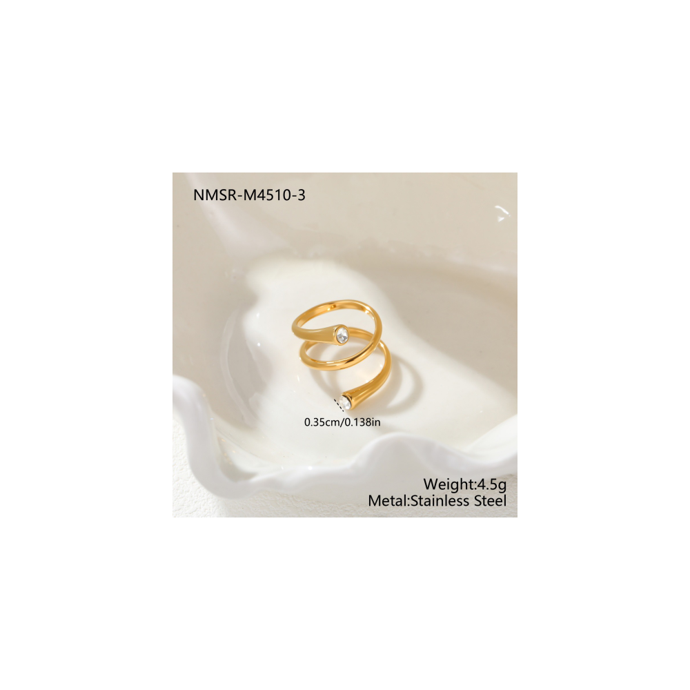 Bague Or 18K Inox #47