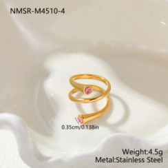 Bague Or 18K Inox #48