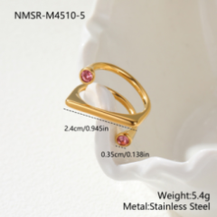 Bague Or 18K Inox #49
