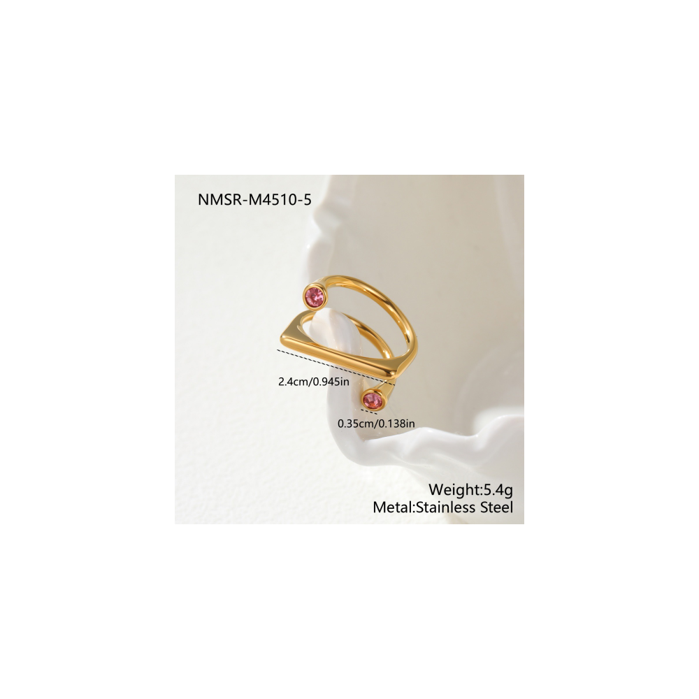 Bague Or 18K Inox #49