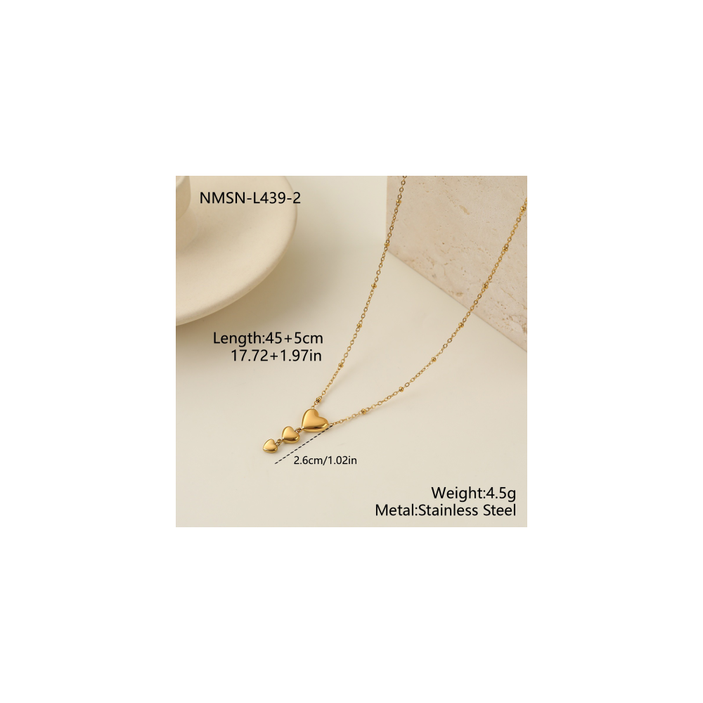 Collier Or 18K Inox #1