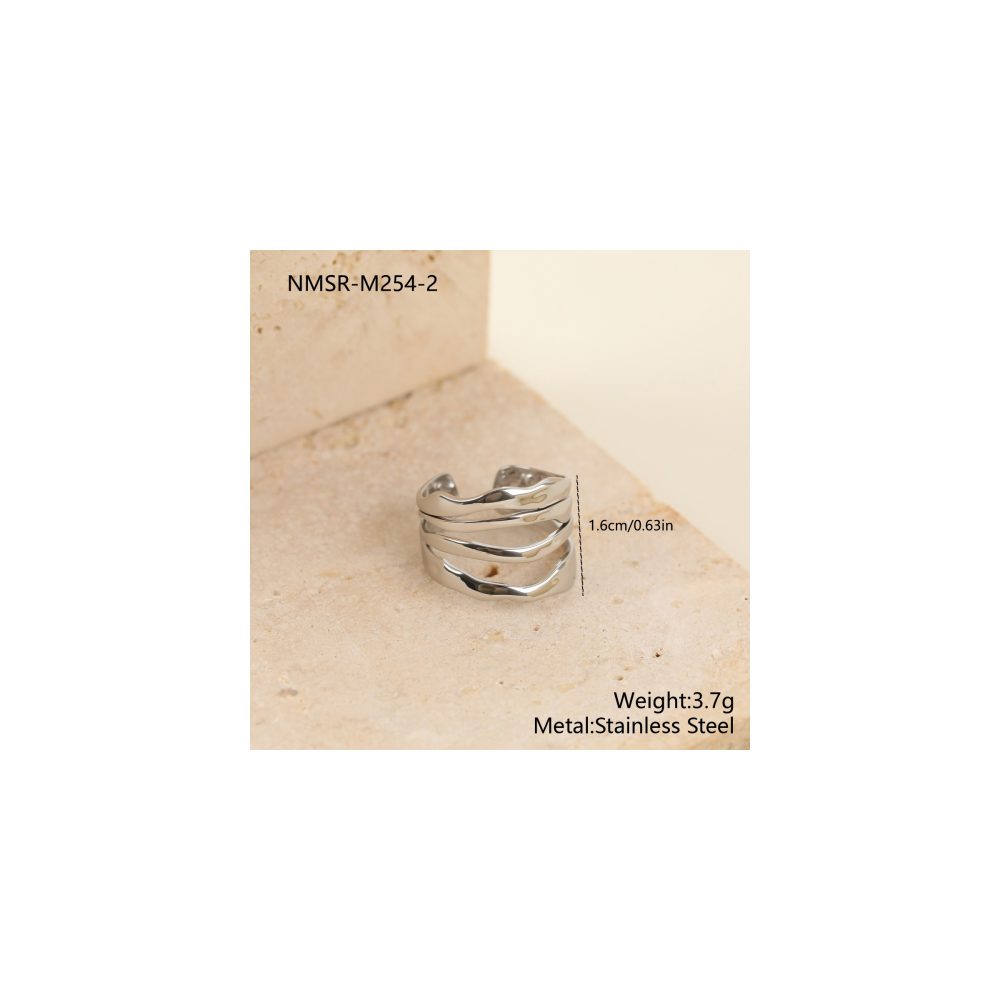 Bague Or 18K Inox #50
