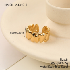 Bague Or 18K Inox #51