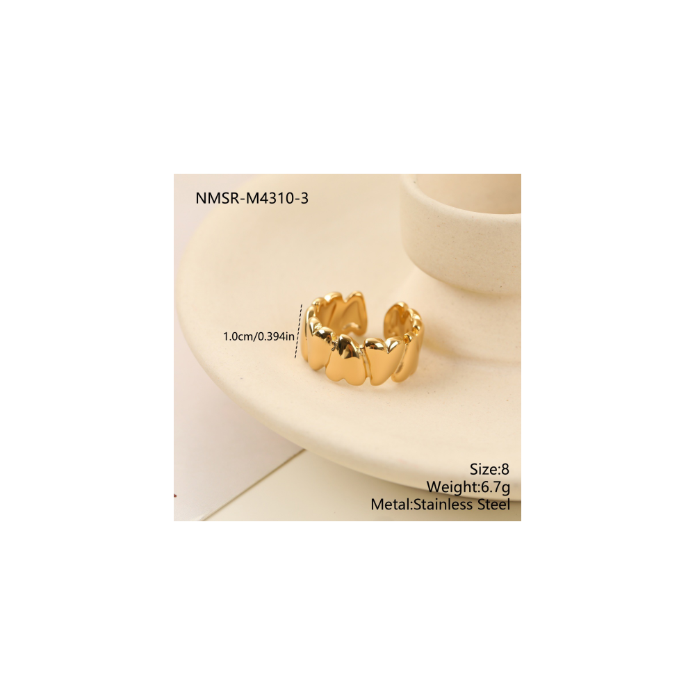 Bague Or 18K Inox #51